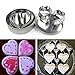 Heart Cookie Cutter Set - 6 Piece - 3 4/5