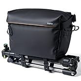 llano 6L Camera Sling Bag for Photographers, DSLR Shoulder Bag Small, Compact Crossbody Camera Case with Adjustable Strap for Canon Nikon Sony Mirrorless, Fits 1 Camera 2 Lenses Accessories