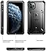 iPhone 11 Pro Max Rugged Case with Kickstand, Poetic Full-Body Dual-Layer Shockproof Protective Cover, Built-in-Screen Protector, Revolution Series, for Apple iPhone 11 Pro Max (2019) 6.5 Inch, Black