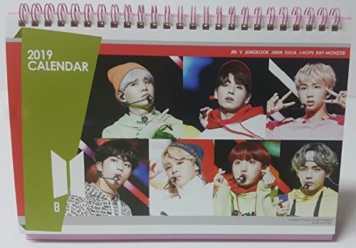 BTS Bangtan Boys 2018-2019 Desk Calendar with Photo Stickers