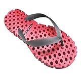Rockin Women's Honeycomb Flip Flops Water Flo Thru Sole Sandals