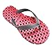 Rockin Women's Honeycomb Flip Flops Water Flo Thru Sole Sandals