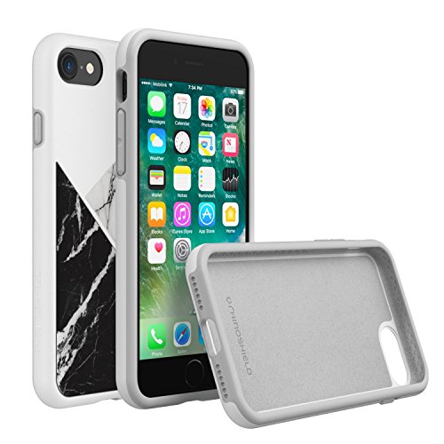 Iphone 7 case, rhinoshield [solidsuit marble] heavy dut…