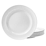 TP 11" Melamine Dinner Plates, 6-piece Plate Set