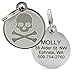 GoTags Playful, Custom Engraved Pet ID Tags, Solid Stainless Steel, Personalized Dog and Cat Pet ID with up to 4 Lines of Text, Cute, Durable and Long-Lasting