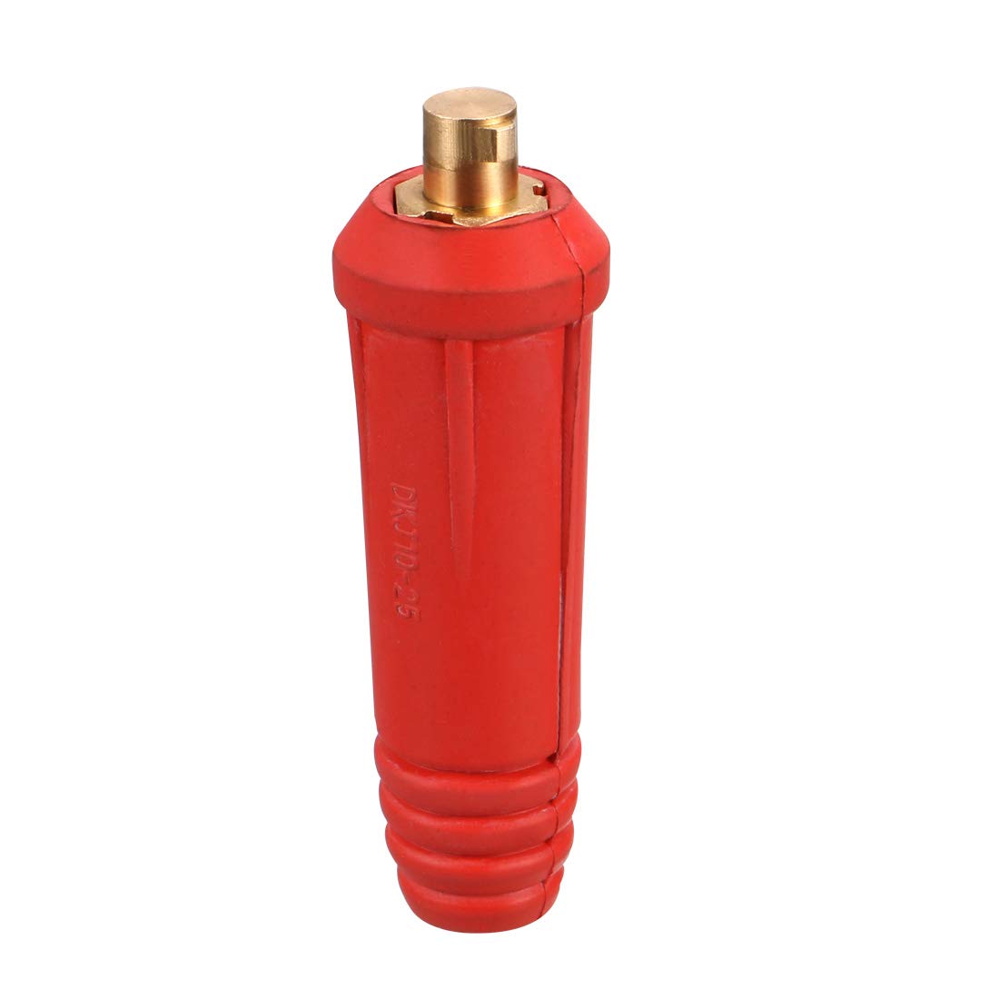 sourcing map TIG Welding Panel Connector DKJ10-25 Quick Fitting Red