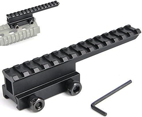 Tactical 20mm Offset Weaver Picatinny High See Riser Mount For AR15 M4 M16 Flattop Rifle Scope Sight