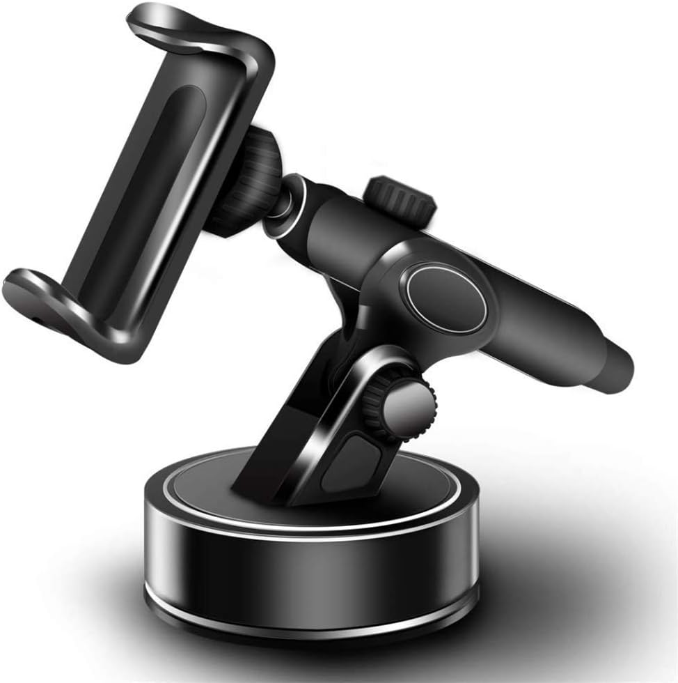 Car Phone Mount, Parmeic Universal Cell Phone Holder Dashboard Windshield Mount Compatible with iPhone XR Xs Max Xs X 8 7 6 Plus Galaxy S10 S10+ S10e S9 S8 S7 Plus
