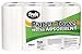 Truly Tuff Absorbent Paper Towels, Select your Size Sheets, 8 Giant Rolls = 12 Regular Rolls, White