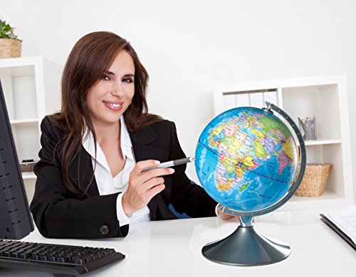 image for Tech Tools Interactive World Illuminated Globe For Kids - 2-In-1 Stand