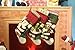 Classic Festive Decor Christmas Stockings 3D Cute Cartoon Santa Claus Stocking