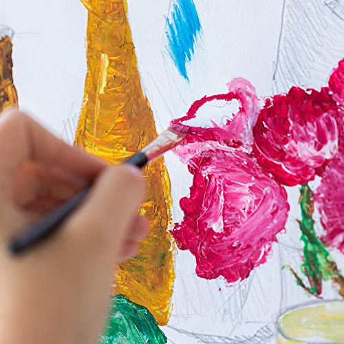 Artistik Canvas Panels - Artist Canvas Panel Boards for Painting Quality Acid Free Blank Flat Canvases Paint Boards Quality Art Paint Supply (10 x 8-12 Pack) - Thumbnail 4