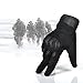 Ventilate Wear-resistant Tactical Gloves Hard Knuckle and Foam Protection for Shooting Airsoft Hunting Cycling Motorcycle Gloves Men's Outdoor Half finger Full finger Gloves Black M/L/XL
