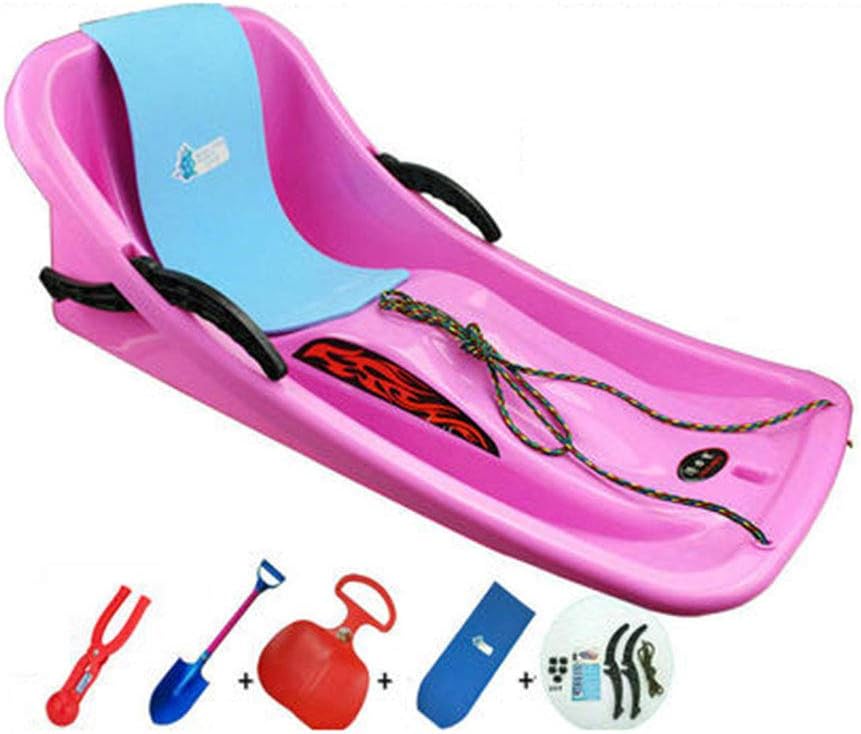 Snow Sleds Plastic Snow Sled Sledge with Rope Handle