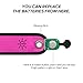 BSeen (TM) LED Slap Bracelet, Glow in the Dark Sports Safety Light up Running Armband, Party Favor Event Wristbands for Cycling, Jogging, Hiking (Pink)