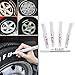 5 Pcs Car Moto Auto Permanent Tyre Tread Rubber Marker Paint Pen Waterproof New