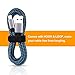 iPhone Charger Cablex Lightning Cable 4Pack 6FT Nylon Braided USB Charging Cord for iPhone X, 8, 8 Plus, 7, 7 Plus, 6s, 6s Plus, 6, 6 Plus, SE, 5s, 5c, 5, iPad mini, iPad Air, iPad Pro, iPod - Blue
