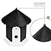 BIG DEAL Ultrasonic Outdoor Dog Bark Controller Anti-Barking Training Tool Device in Birdhouse Shape (Black)