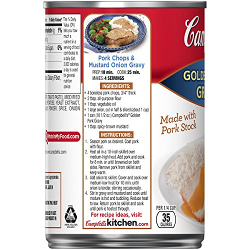 Campbell's Gravy, Golden Pork, 10.5 oz. Can (Pack of 24)