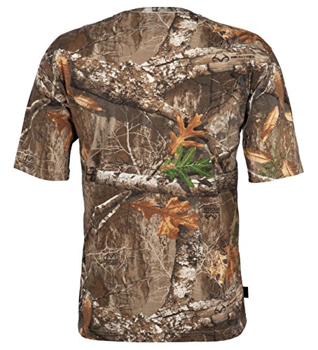 Scent Blocker Men's Short Sleeve Cotton T-Shirt (Realtree Edge, Large)