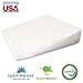 Acid Reflux Cooling Wedge Pillow - Memory Foam Overlay - Removable COOLING Cover - 