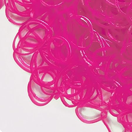 Amazon World Box Fun Bands Loom Bands ルームバンド ゴム アクセサリー ファンルーム レインボールーム 500ｇ 単色 単品 ピンク メイキングトイ おもちゃ