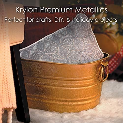 Amazon Com Krylon K01000a07 Premium Metallic Spray Paint Resembles Actual Plating 18k Gold 8 Oz New Home Improvement