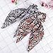 Wooyaya 6Pcs Scarves Scrunchies Tropical Travel Style Elastic Hair Bands Hair Ties Rope Ponytail Holder Hair Accessories for Women and Girls