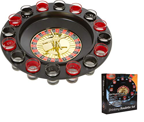 EZ DRINKER Shot Spinning Roulette Game Set (16-Piece) (Renewed) - Thumbnail 2