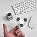 Vortex Spinners - Prime Fidget Toy Set of Upgraded High Speed Hand Spinner Toy and Soft Touch Fidget Cube in Premium Gift Box, 1-4 min of Spin Time (white)