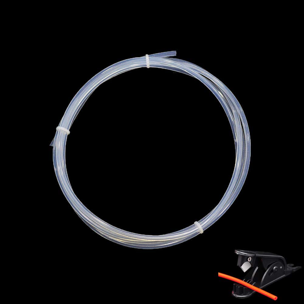 BZ 3D 3M PFA Teflon Bowden Tube 260 Celsius High Temperature Transparent PTFE tubing 2 X 4mm for 1.75mm Filament for Ender 3 CR-10 MK3 MK3S Mega 3D Printer ect.（PFA）