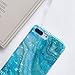 YeLoveHaw for iPhone 8 Plus / 7 Plus Case for Girls, Glitter Pearly-Lustre Translucent Shell with Quicksand Pattern Phone Case [Flexible, Slim Fit, Full Protective] for iPhone 7Plus / 8Plus(Blue)