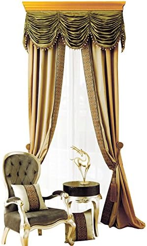 Ulinkly Luxurious Window Curtain - Lovely Jarynne (105" W/100 H)