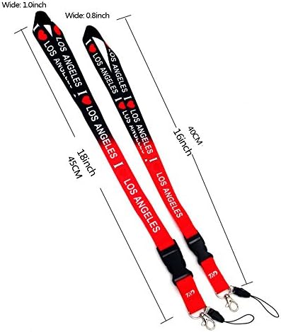 California Lanyard 1.0" Key Chain Strap Card Badge ID Holder 6134 (California 1.0" Width)