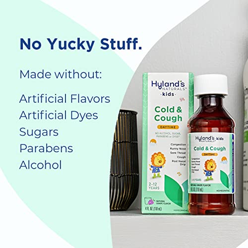 Hyland’s Naturals Kids Cold & Cough, Day and Night Combo Pack, Cold