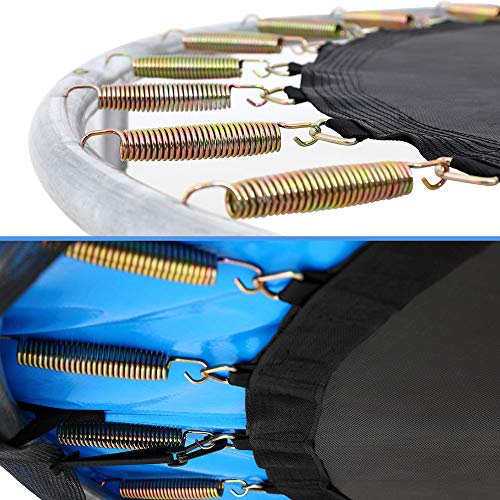 Monzana® Trampolin Ø 183/244/305/366/427 cm TÜV SÜD GS Zertifiziert Komplettset inkl. Sicherheitsnetz Leiter Randabdeckung Kindertrampolin Gartentrampolin – Bild 5