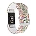 RedTaro Bands Compatible with for Fitbit Charge 2, Replacement Accessory Wristbands Owl Design Small