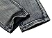 NITAGUT Men's Ripped Slim Fit Tapered Leg Jeans Grey Blue-US 36