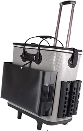 Bolsa de Pesca Caja de Pescado Barra de pesca Bucket portable de la pesca con caña