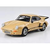 Paragon Models 911 Carrera RSR 3.0 Sahara Beige with Black Stripes 1/64 Diecast Model Car PA-55797