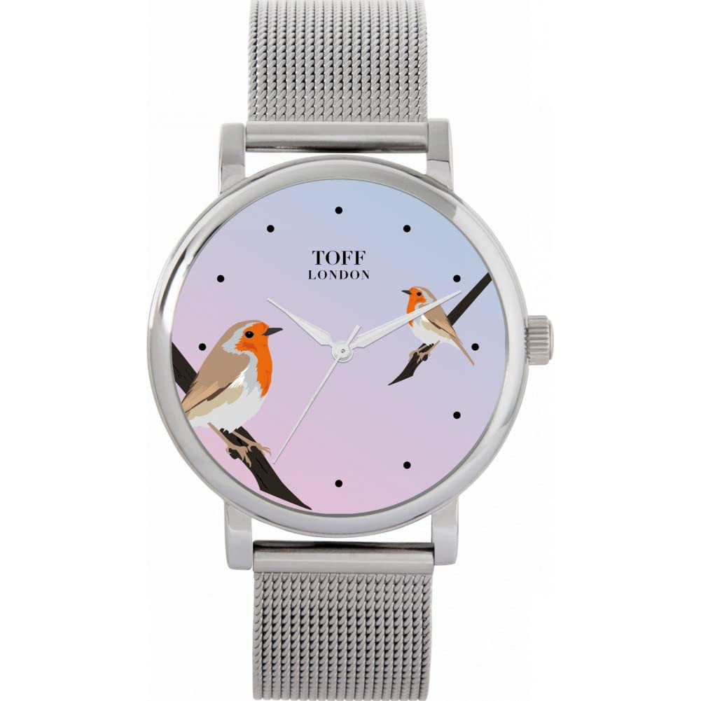 Toff London Ladies Robins Bird Watch