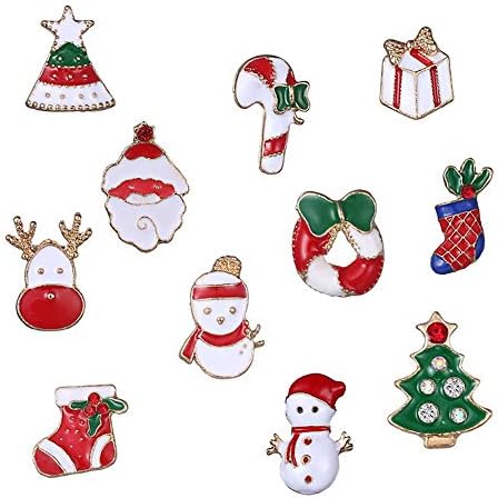 Souarts 12-17pcs Women Girls Carton Enamel Brooch Pin Badges for Clothes Bags Backpacks Lapel Pin Set