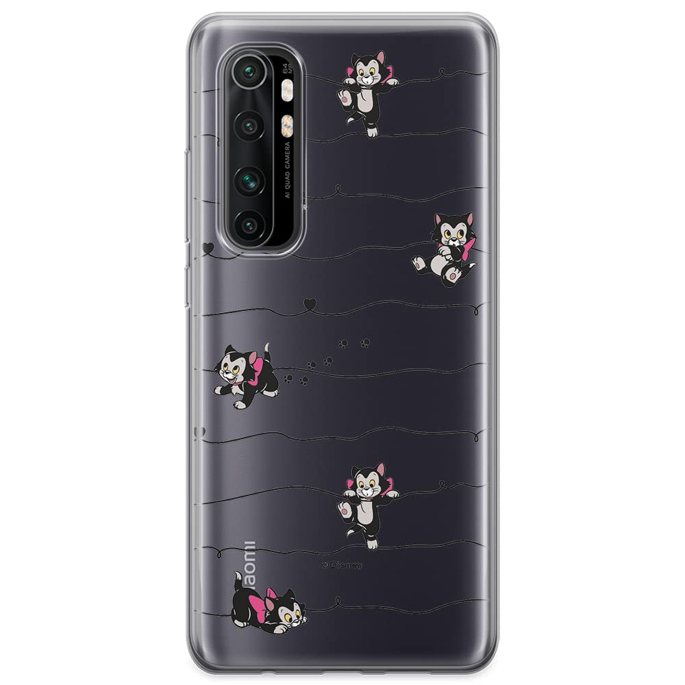 ERT GROUP mobile phone case for Xiaomi MI NOTE 10 Lite original and officially Licensed Disney pattern Cat Figaro 001 optimally adapted to the shape of the mobile phone, partially transparent