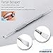 FAMILIFE Tongue Scraper Cleaner and Tarter Scraper M-04 with Professional Stainless Steel Teeth Tool Kit Dental Hygiene Oral Care