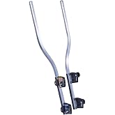 Tie Down Safety Step-N-Safe Extension Ladder Walk-Thru | Safety Ladder Protection | Safely Transition from Ladder to Roof | No Tools Required | Made 100% in USA,Silver