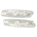 Bike reflective sheet - TOOGOO(R)Bike bicycle wheel spoke reflectors Reflective safe Mountain Road / White / 1 pair