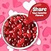 STARBURST Valentine's Strawberry & Cherry Heart Shapped Jellybeans 11-Ounce Bag