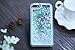 B'Q iPhone 5 Case,iPhone 5S Liquid Quicksand Bling Love Heart Case,Adorable Flowing Floating Moving Bright Shine Glitter Love Heart Hard Case for iPhone5 5S - Bing Blue