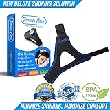 Deluxe Anti Snoring Chin Strap - Sleeping Aid - Cpap Chin Strap Snoring Solutions - W/EBOOK, How To Stop Snoring Now With These Anti Snoring Devices - A Perfect Snoring Solution For Men and Woman
