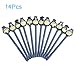 Errollina 14 Pack Funny Cute Kawaii Design Black Ink Gel Pen Ballpoint Set School Student Kids Gift Stationery Office Supplies 0.5mm (Black)